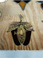 5 inch stained glass apple Suncatcher