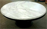 Large Round Marble Top Coffee Table