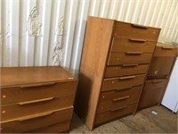 Midcentury modern 4-piece bedroom set,    (k 18)