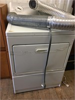 Kenmore electric dryer with hose attachment