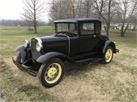 1929 Ford Model A, 2 door Coupe