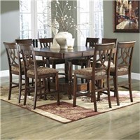 Ashley D436 Counter Height Table & 6 Stools