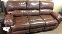 Ashley Top Grain Leather Reclining Sofa