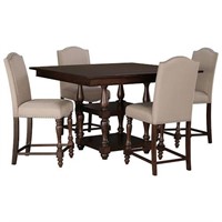 Ashley 506 counter height table & 4 bar stools