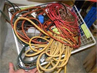 Extension Cords, Utility Lights, Wire, Etc