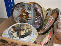 Collector Plates w/ Native American