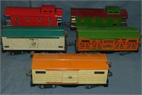 Lot of 5 Lionel Std Gauge 500 Series Freight Cars