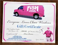 Window Cleaning Certificate