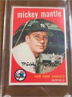 1959 TOPPS MICKEY MANTLE #10 CARD