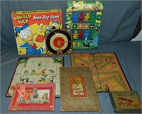 Vintage Games and Game Parts Lot
