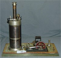 Large Bing Stationary Steam Engine & Dynamo