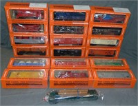 Lot of Lionel Freight Cars, Repro Boxes