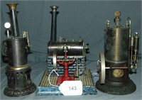 3 Ernst Plank Stationary Steam Engines