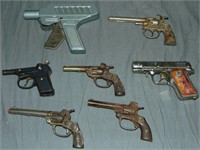 Vintage Toy Cap Guns, Kilgore & Hubley