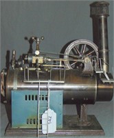 Unusual Large Carette Stationary Steam Engine