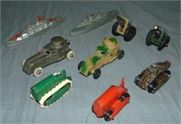 Tootsietoy Military Vehicle Lot