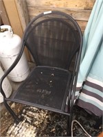 2 Iron Patio Chairs