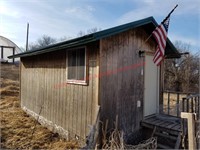 10x20 Wood Sided Cabin w/steel roofs