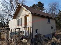 10x20 Wood Sided Cabin w/10x20 lean,