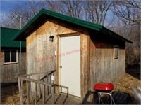 10x20 Wood Sided Cabin w/steel roofs,