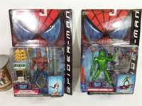 2 figurines Spider-Man et Green Goblin Toy Biz