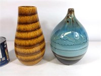 2 vases en ceramique Scheurich Allemagne