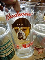 Budweiser Collector Glasses & Shot Glasses