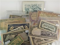 LARGE LOT OF FOREIGN CURRENCY NOTES