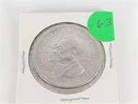 1936 US PHILIPPINES 1 PESO SILVER COIN