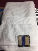 White Bath Sheet Dirty from Warehouse