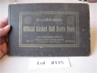 1934 J. P. A. C. GoldSmith Basketball Score Book