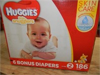 NEW SIZE 2 DIAPERS HUGGIES