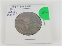 1930 HALF BALBOA SILVER COIN
