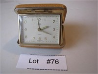 Vintage Elgin Travel Alarm Clock