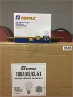 Topaz Incandescent General Household Bulbs Thirty