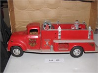 1950's Tonka No. 5 Firetruck & Hydrant