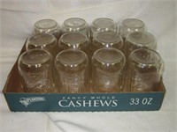 (12) Ball Canning Jars-Clear