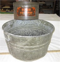 Metal Wash Tub