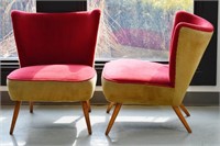 Mid Century Modern Chairs Teak Legs
