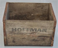 Vintage Hoffman Beverage Wood Crate