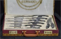 Royal Germany Chef Knife Set In Leather Case