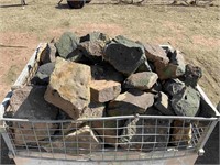 APPROX 1 TON OF BLUESTONE-* CAGE NOT INCLUDED