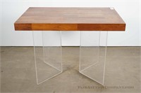 Lucite Base Floating Table