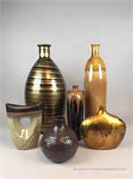Lot of 6 Decorative Vases