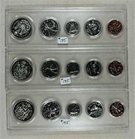 1971, 72 & 73 Canadian Mint  Proof-Like sets