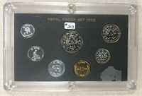 1972  Nepal Proof Coin set