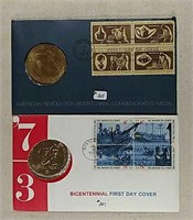 1972, 73, 74 & 75 Bicentennial First Day Covers