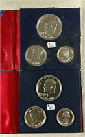 2  1976 US. 3 pc Silver Proof sets