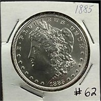 1885  Morgan Dollar  BU