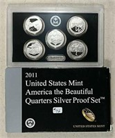 2011  US. Mint  Silver Quarters Proof set